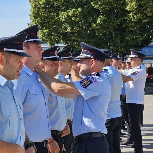 Moment festiv la Inspectoratul pentru Situații de Urgență "Unirea" din județul Alba