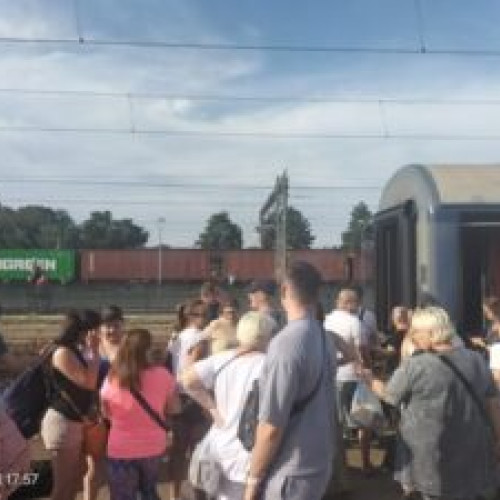 Circulația feroviară întreruptă în Brașov din cauza unui scurtcircuit