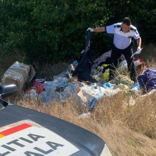 Tânăr din Teiuș amendat pentru aruncarea deșeurilor pe domeniul public
