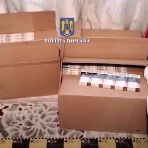 Patru persoane reținute și aproape 470.000 de țigarete confiscate în urma unor percheziții în București și județele învecinate