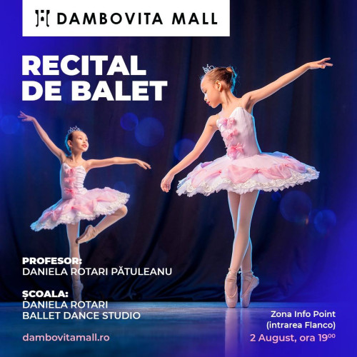 Dâmbovița Mall organizează un spectacol de balet pentru localnici