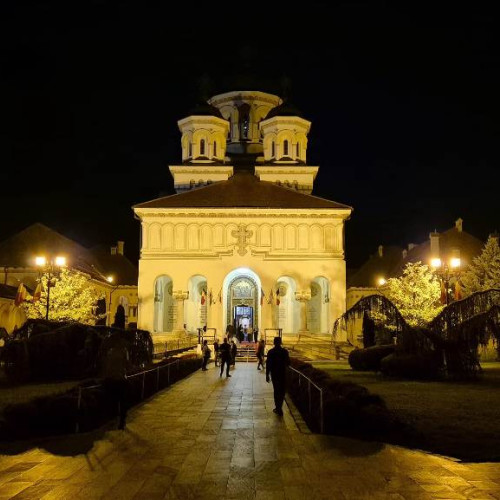 Slujba privegherii la Catedrala Reîntregirii din Alba Iulia