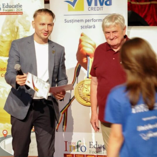 Festivitatea de premiere a InfoEducatie la Colegiul National "Unirea" din Focsani