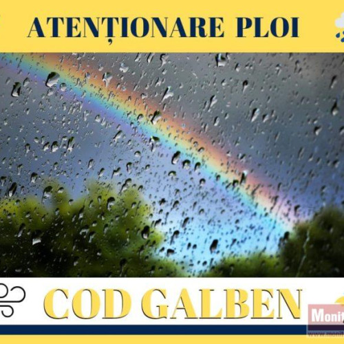 Avertizare meteorologică COD GALBEN pentru județul Botoșani