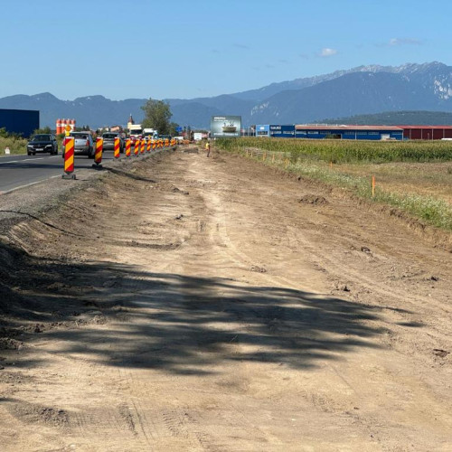 Modernizarea DN73 între Brașov și Fundata: Lucrări de lărgire la 4 benzi