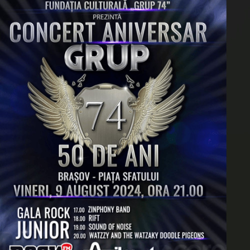 Concert aniversar GRUP 74 la Brașov