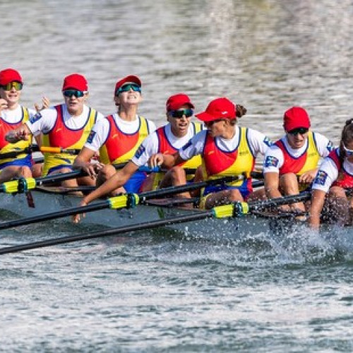 Echipajul feminin de canotaj din România, campion olimpic la Paris