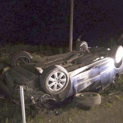 Pompierii din Brașov intervin la un accident rutier pe DJ105P