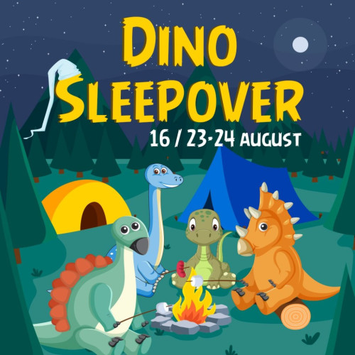 Rezervă-ți locul pentru SleepOver la Dino Parc Râșnov