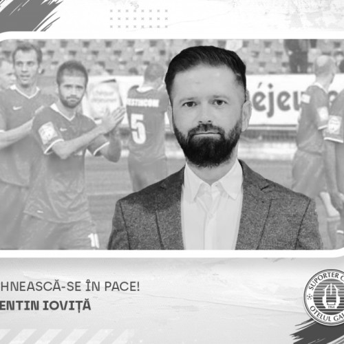 SC Oțelul Galați anunță decesul fostului jucător Valentin Ioviță
