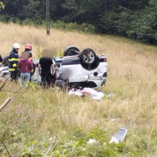 Doi răniți în urma unui accident rutier între Iliești și Paltinoasa