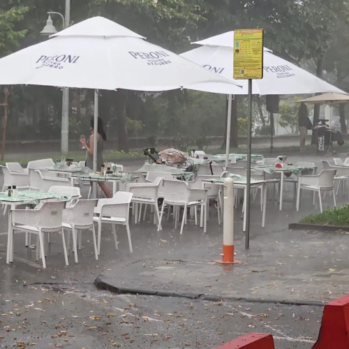 Constanța, afectată de ploaie în timpul evenimentului Constanța Coffee Break