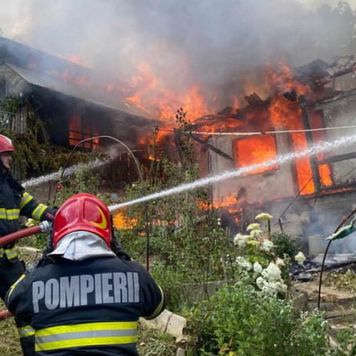 Incendiu devastator în comuna Bârșănești