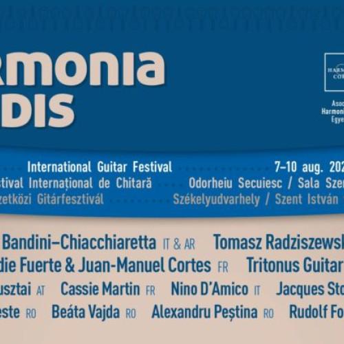 Festivalul Internațional de Chitară Harmonia Cordis debutează la Târgu Mureș