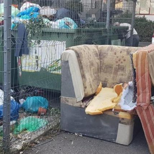 Haos la punctul gospodăresc de pe strada Lacul Roșu din Cluj-Napoca