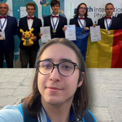 Andrei Dragomir, olimpic internațional la fizică, obține media 10 la Bacalaureat