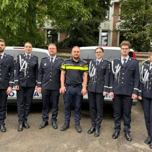 Inspectoratul de Poliție Județean Botoșani primește șapte noi ofițeri
