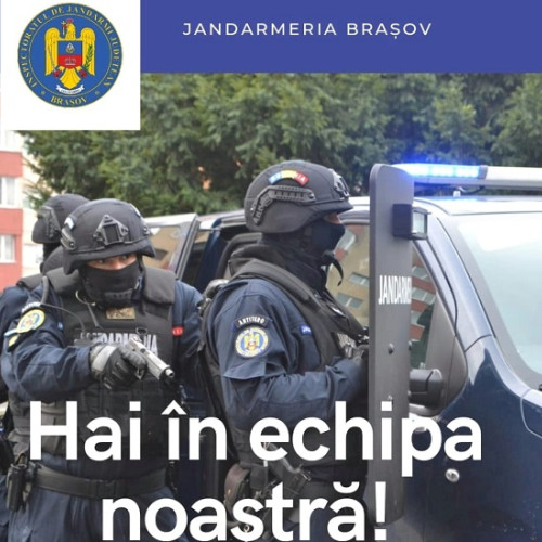 Inspectoratul de Jandarmi Județean „Nicolae Titulescu” scoate la concurs 12 posturi de subofițer