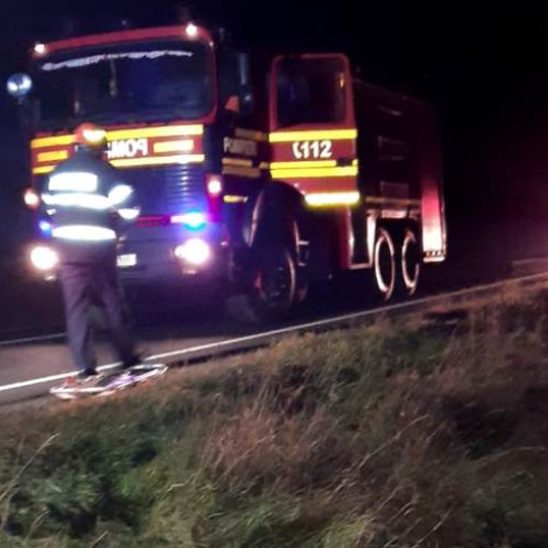 Accident rutier în Geoagiu de Sus, cu intervenția pompierilor