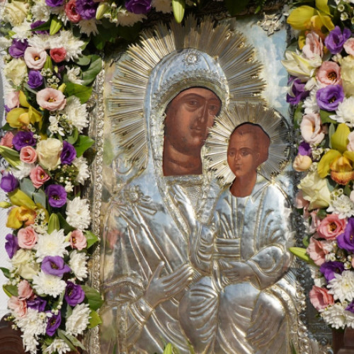 Procesiune cu Icoana Maicii Domnului în județul Galați și municipiul Brăila