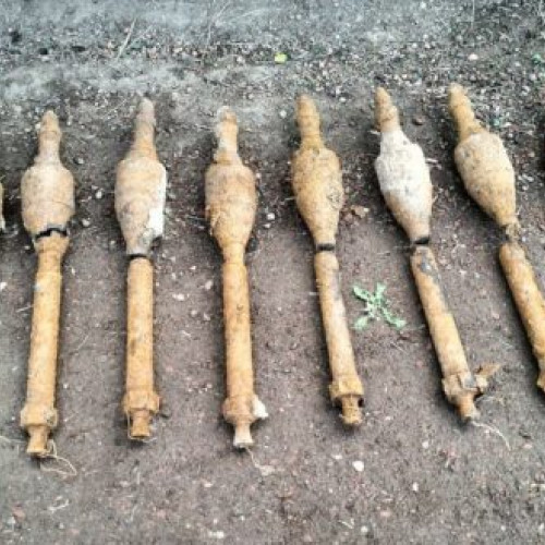 Descoperirea muniției neexplodate în localitatea Stioborani, comuna Solesti