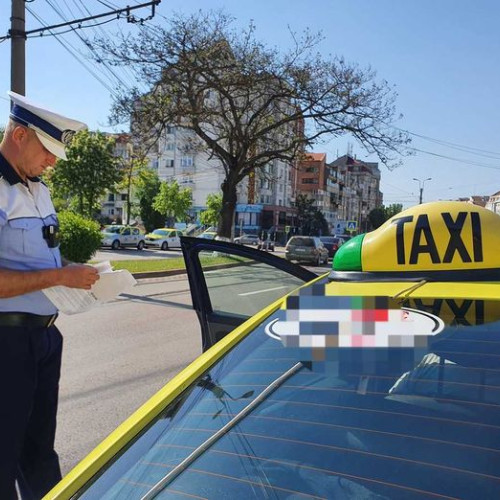 Verificări ample ale transportului de persoane în regim taxi la Botoșani