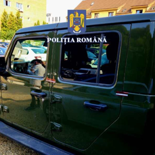 Polițiștii din Brașov confiscă un vehicul furat din Belgia