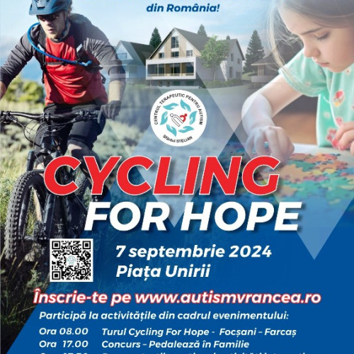 Tur ciclist pentru strângerea de fonduri dedicat copiilor cu autism