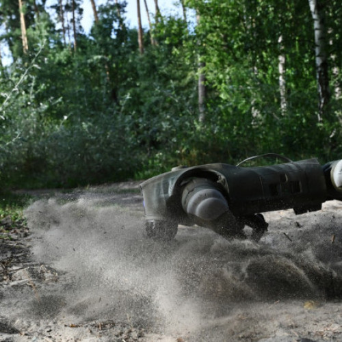 Câinii-robot, o nouă armă în Ucraina pentru salvarea soldaților