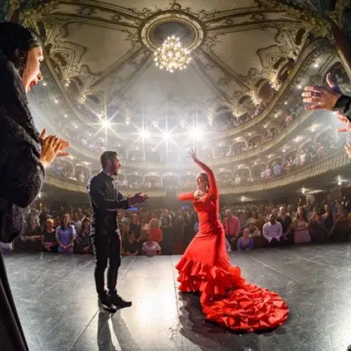 Spectacol de flamenco la Teatrul de Vara Soveja