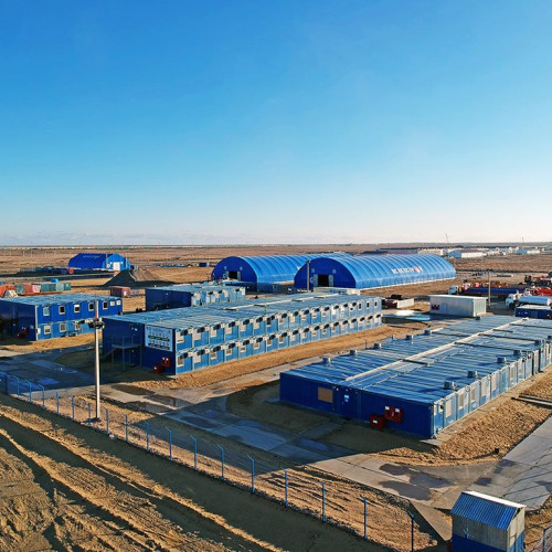 Karmod din Turcia construiește o tabără pentru muncitorii de la autostrada A13 Sibiu-Făgăraș