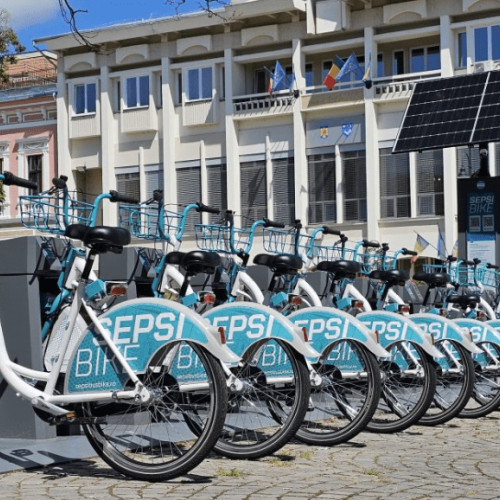 Sepsi Bike: Testarea publică a sistemului de închiriere de biciclete începe pe 10 august