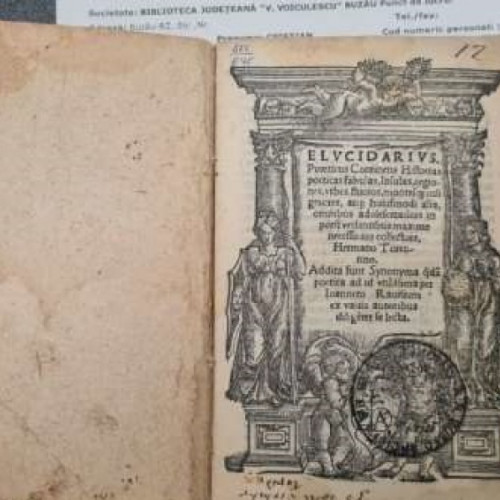17 volume de patrimoniu, inclusiv cărți din secolul al XVI-lea, adăugate la Biblioteca Județeană Buzău