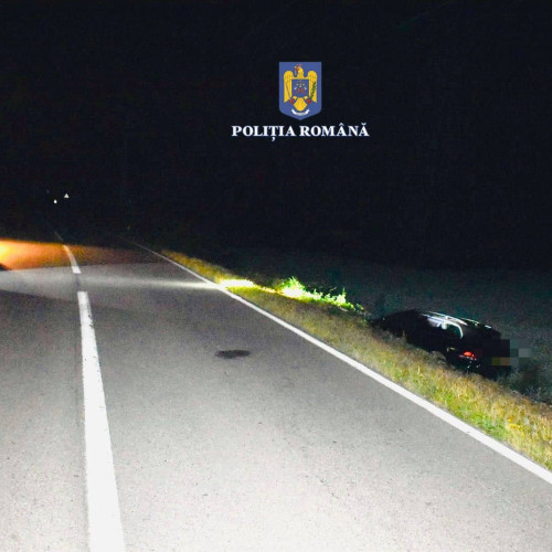 Mașină furată, oprită cu ajutorul unui dispozitiv SPIKE la Tăuti