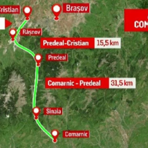 Autostrada Comarnic - Brașov ar putea fi finalizată în cinci-sase ani