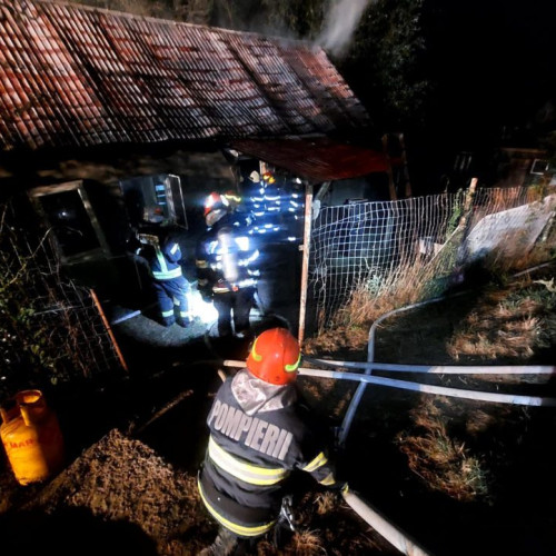 Incendiu la o casă din Satu Nou, fără victime