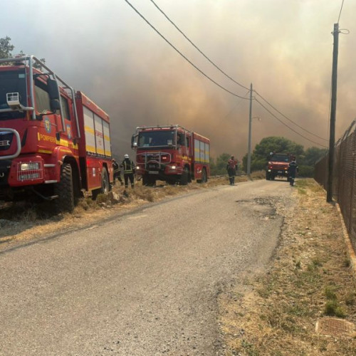 Incendiile de vegetație din Grecia afectează zonele rezidențiale