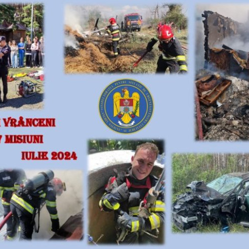 Salvatorii vranceni au desfășurat 777 de misiuni în luna iulie