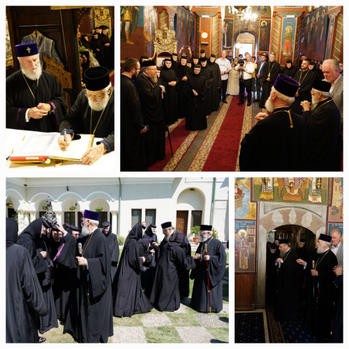 Vizita Înaltpreasfințiților Ierarhi la Eparhia Târgoviștei