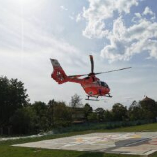 Elicopter SMURD chemat de urgență la Botoșani pentru o femeie în stare gravă