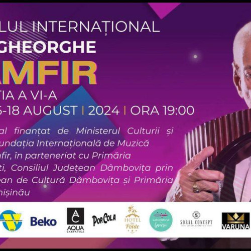 Festivalul Internațional de Nai „Gheorghe Zamfir” se va desfășura în Gaesti în august 2024