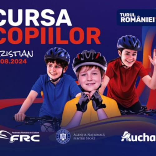 Turul României 2024: Micii cicliști din Brașov se pot înscrie la Cursa Copiilor