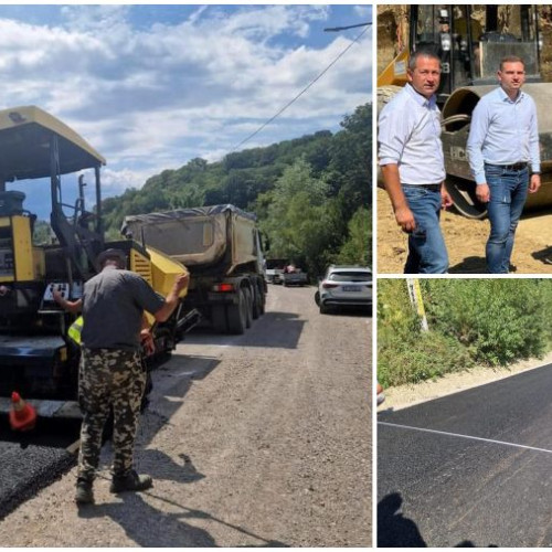 A început asfaltarea drumului Bârsănești-Albele, proiect finanțat de Guvern