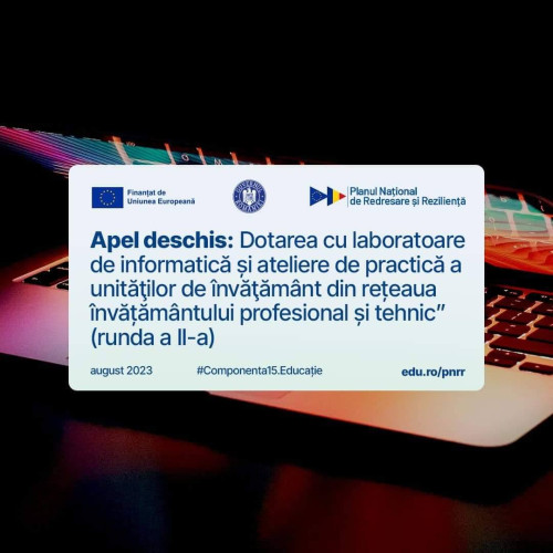Ministerul Educației lansează apel pentru dotarea laboratoarelor de informatică