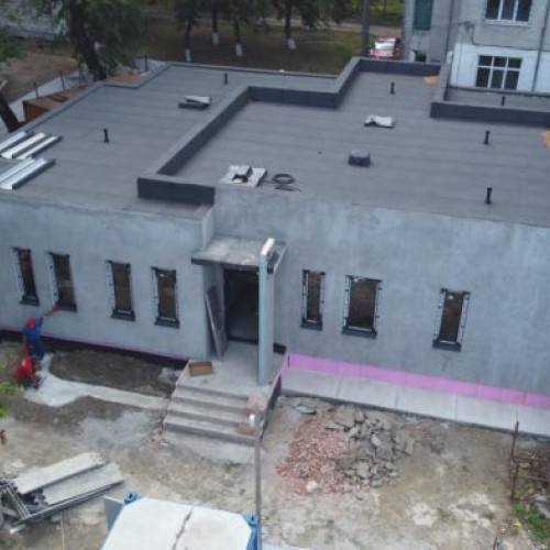 Lucrările de construcție a Laboratorului de microbiologie se apropie de finalizare