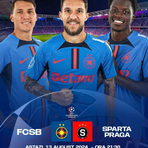 FCSB se confruntă cu Sparta Praga în preliminariile UEFA Champions League