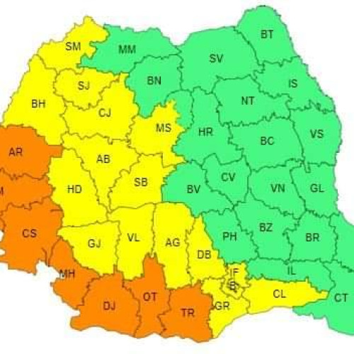 Avertizări meteo: caniculă și disconfort termic în mai multe județe
