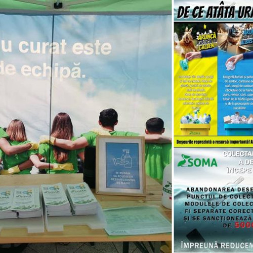 Campanie de informare privind colectarea separată a deșeurilor în Bacău