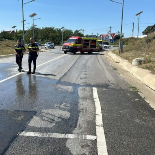 Incendiu pe soseaua de ocolire a Sucevei, fără victime