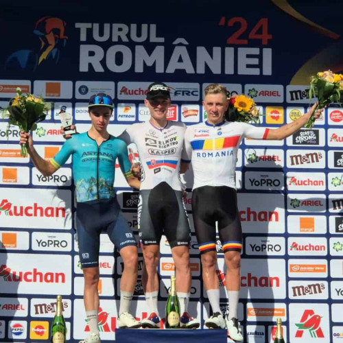 Final de etapă la Alba Iulia în Turul României: Un român pe podium